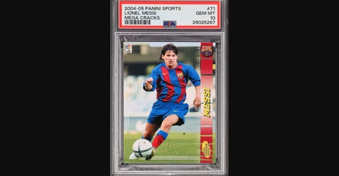 মেসির রুকি কার্ড বিক্রি রেকর্ড দামে, পেলেকে ছাড়িয়ে ১৮ কোটি টাকার মাইলফলক মেসির রুকি কার্ড বিক্রি রেকর্ড দামে, পেলেকে ছাড়িয়ে ১৮ কোটি টাকার মাইলফলক