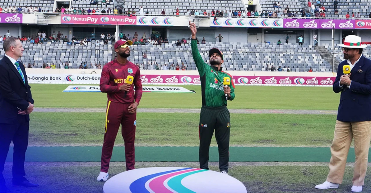 অলিখিত ফাইনালে বাংলাদেশের টস জয়! উইন্ডিজের বিপক্ষে সিরিজ বাঁচাতে মরিয়া টাইগাররা অলিখিত ফাইনালে বাংলাদেশের টস জয়! উইন্ডিজের বিপক্ষে সিরিজ বাঁচাতে মরিয়া টাইগাররা