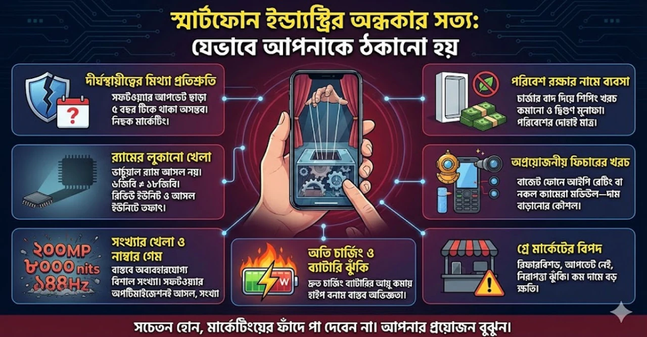 ফোন কোম্পানির গোপন ফাঁকিবাজি ফাঁস! ভুয়া ফিচার দেখিয়ে কীভাবে ঠকানো হচ্ছে