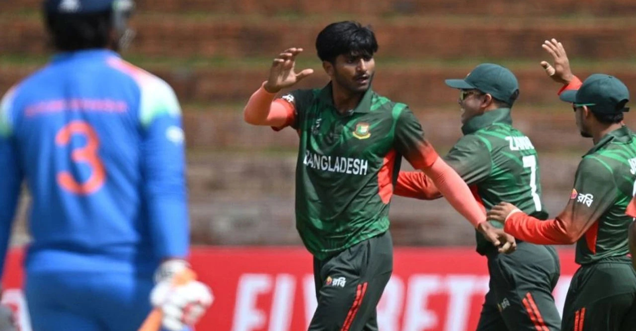 আল ফাহাদের আগুনে বোলিংয়ে বিধ্বস্ত ভারত, অনূর্ধ্ব-১৯ বিশ্বকাপে দুর্দান্ত শুরু বাংলাদেশের