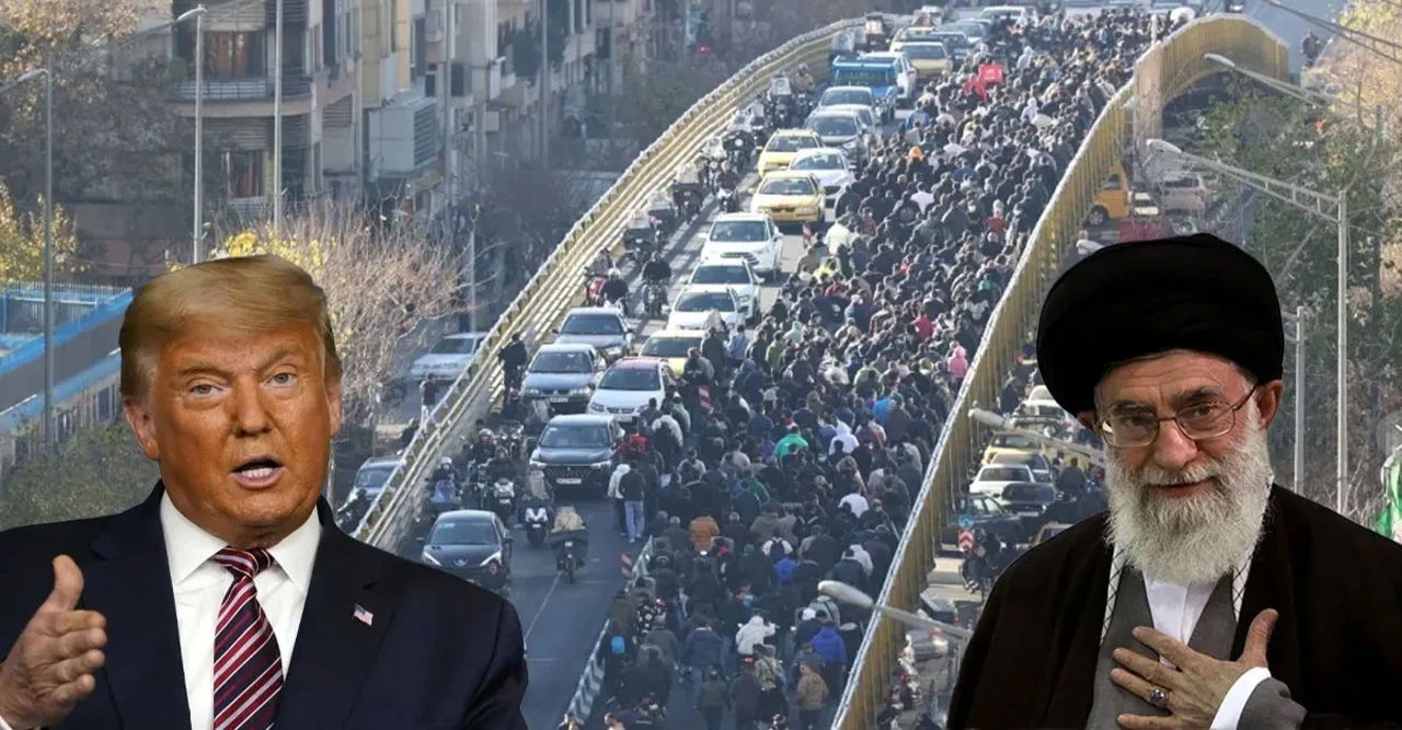 সহযোগিতার আশ্বাস দিয়ে কি পিছু হটলেন ট্রাম্প? ক্ষোভে জ্বলছে ইরানের রাজপথজুড়ে বিক্ষোভ