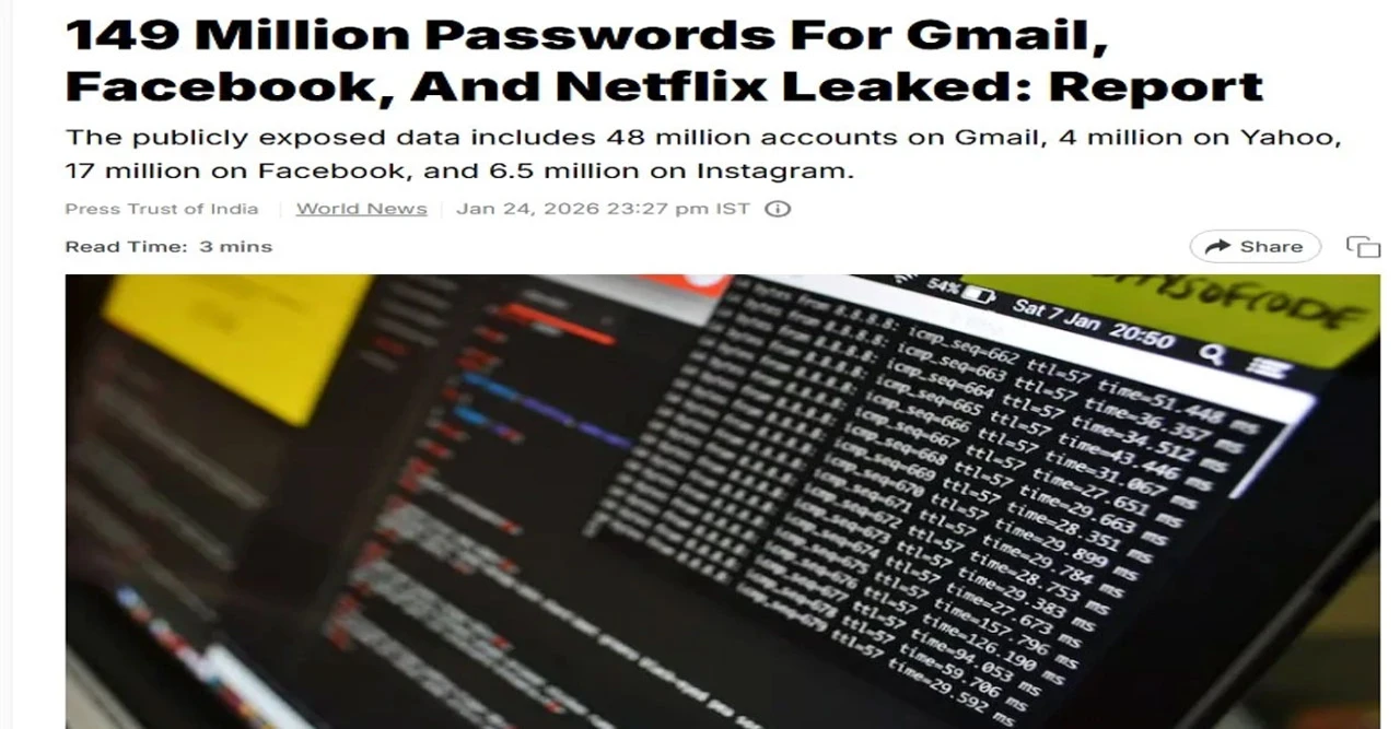 গুগল, মেটা প্ল্যাটফর্মসহ বড় কোম্পানিগুলোর অ্যাকাউন্ট হ্যাক হওয়ার শঙ্কা, ব্যাংকিং তথ্যও ফাঁসের আশঙ্কা, সাইবার বিশেষজ্ঞদের জরুরি পরামর্শ