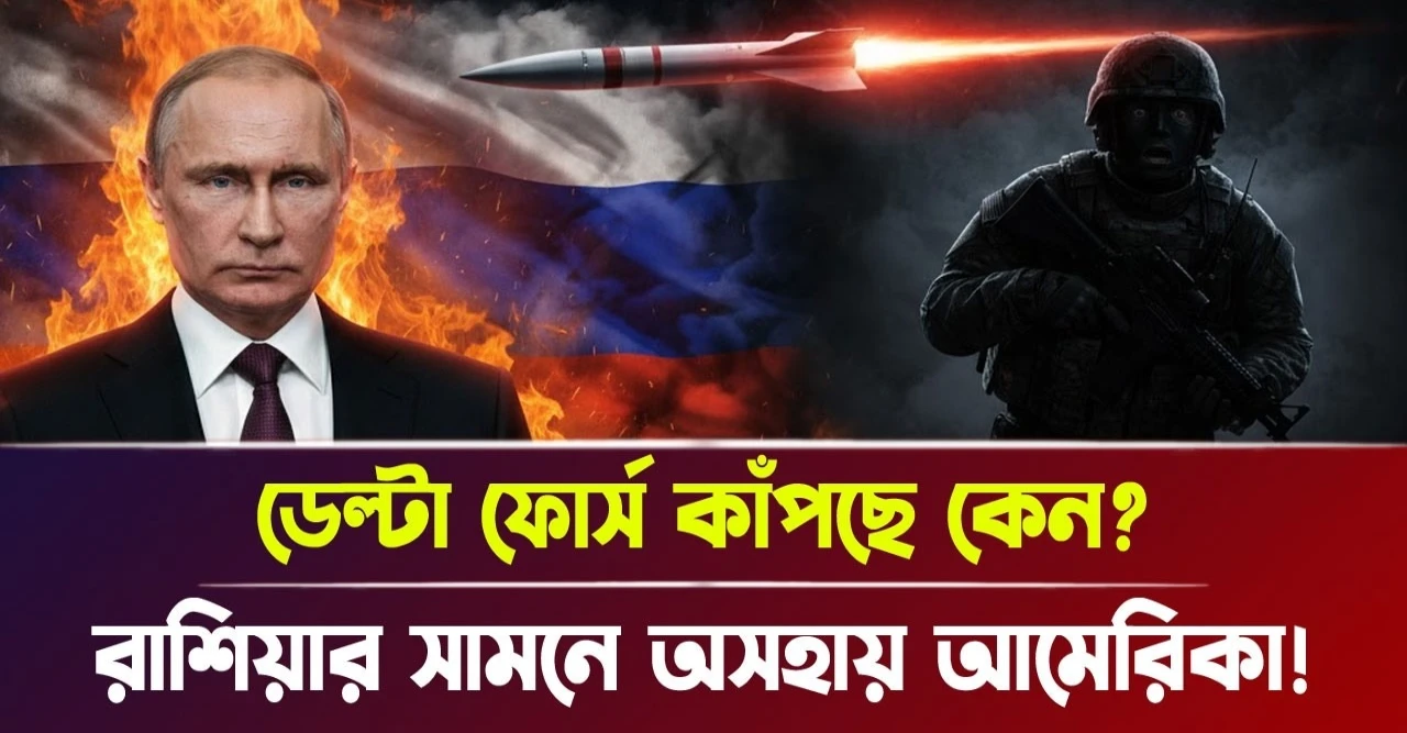 রাশিয়ার সামনে অসহায় আমেরিকা! ডেল্টা ফোর্স কাঁপছে কেন?