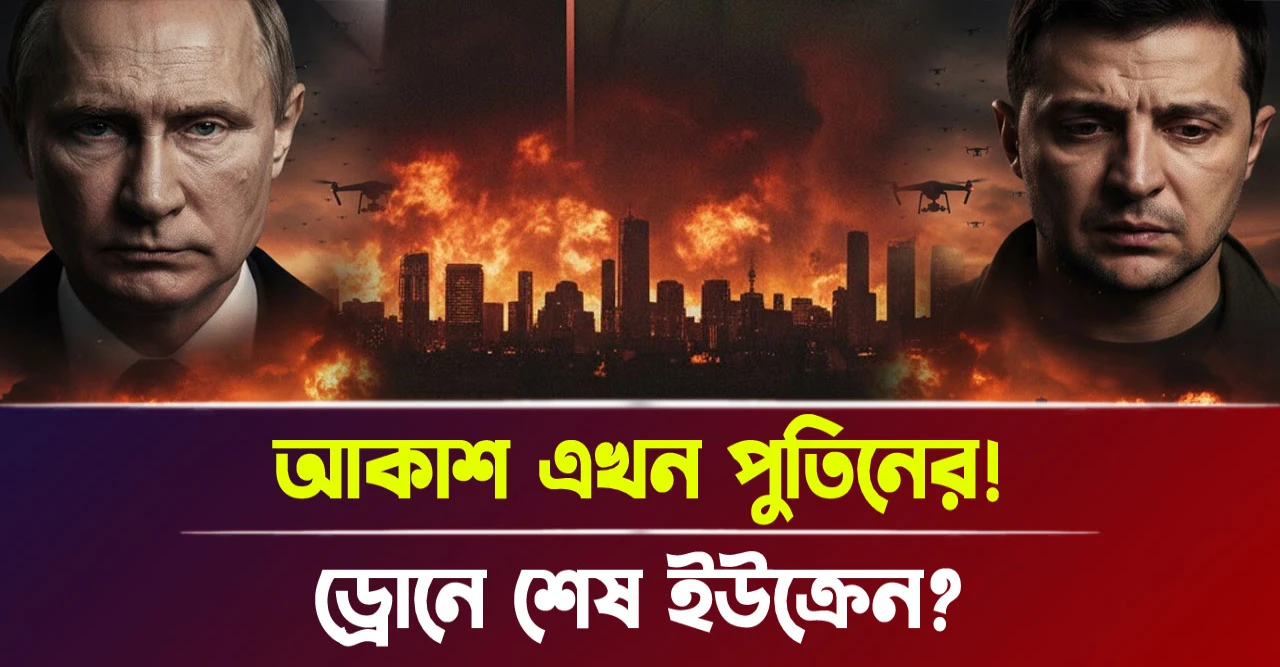 ড্রোনে শেষ ইউক্রেন? আকাশ এখন পুতিনের!