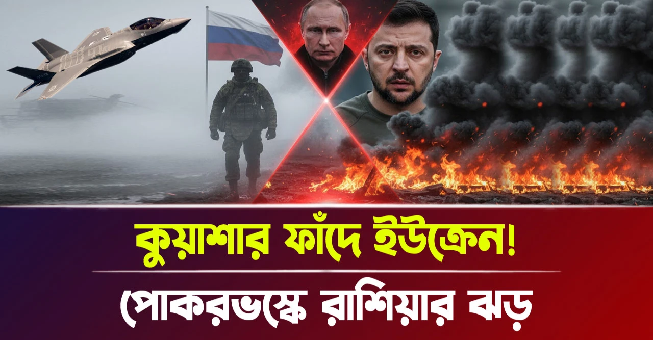 পোকরভস্কে রাশিয়ার ঝড়,  কুয়াশার ফাঁদে ইউক্রেন!