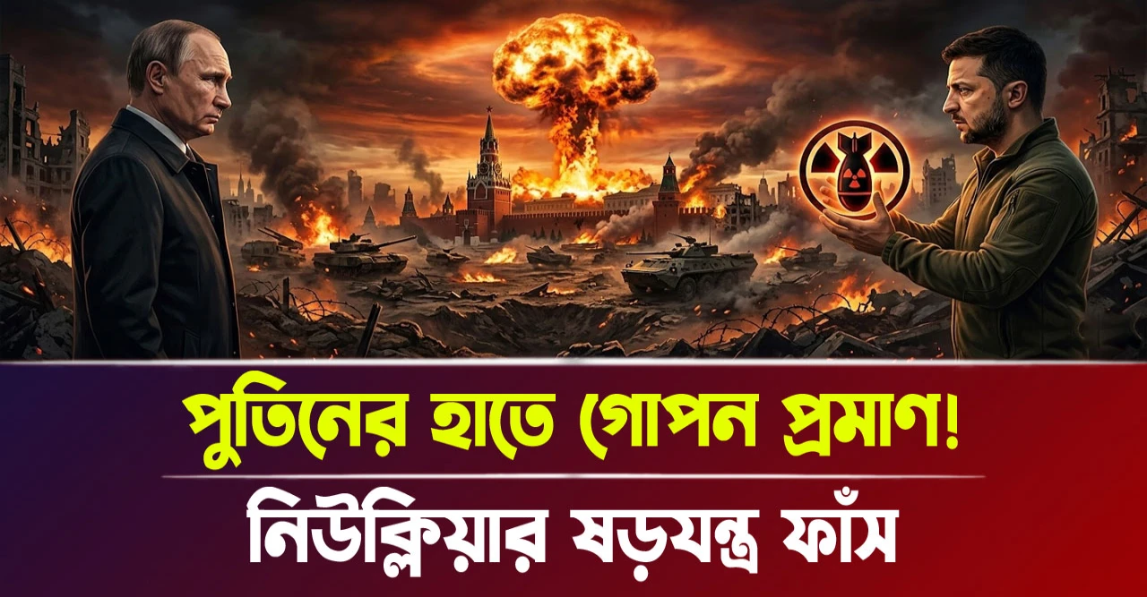 নিউক্লিয়ার ষড়যন্ত্র ফাঁস! পুতিনের হাতে গোপন প্রমাণ!