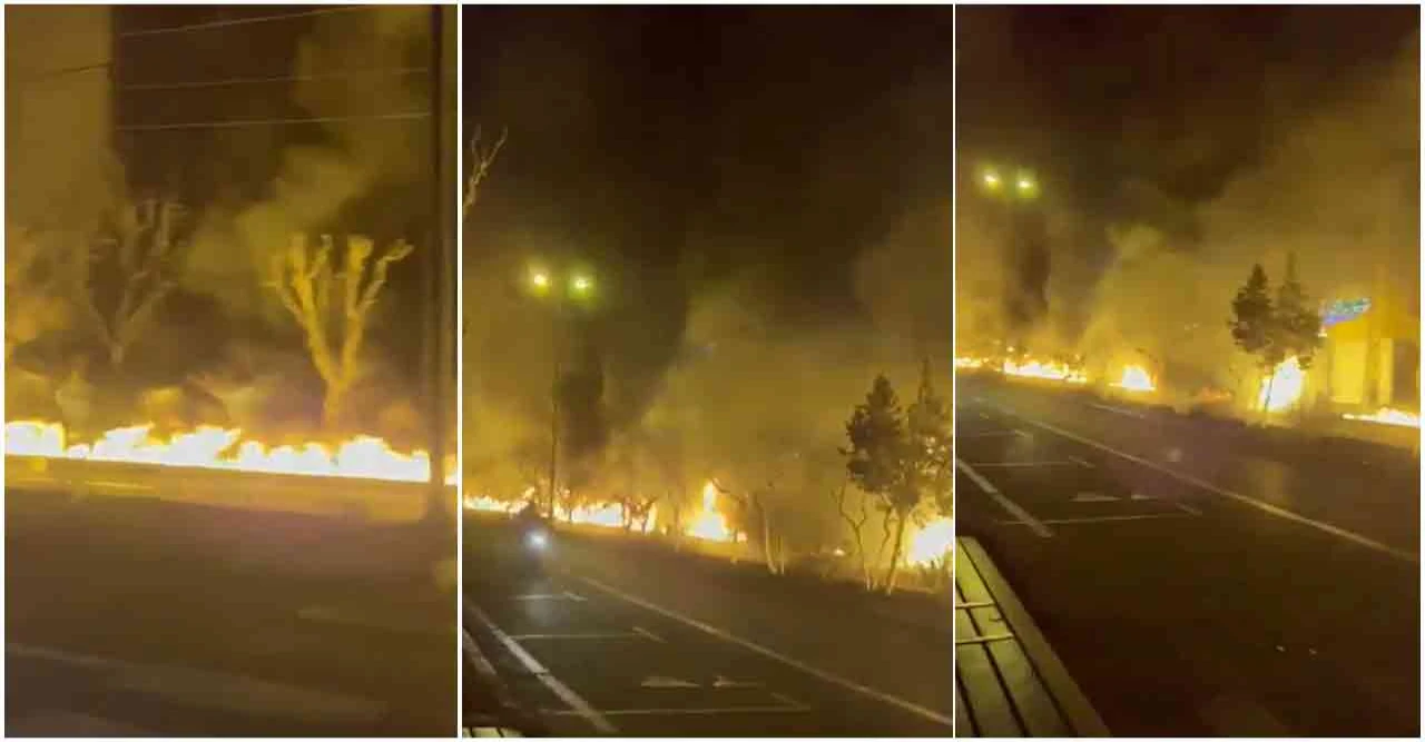 ইসরায়েলি হামলায় তেহরানের তেলের ডিপোতে আগুন, রাস্তা ও ড্রেনে জ্বলে দাউদাউ শিখা