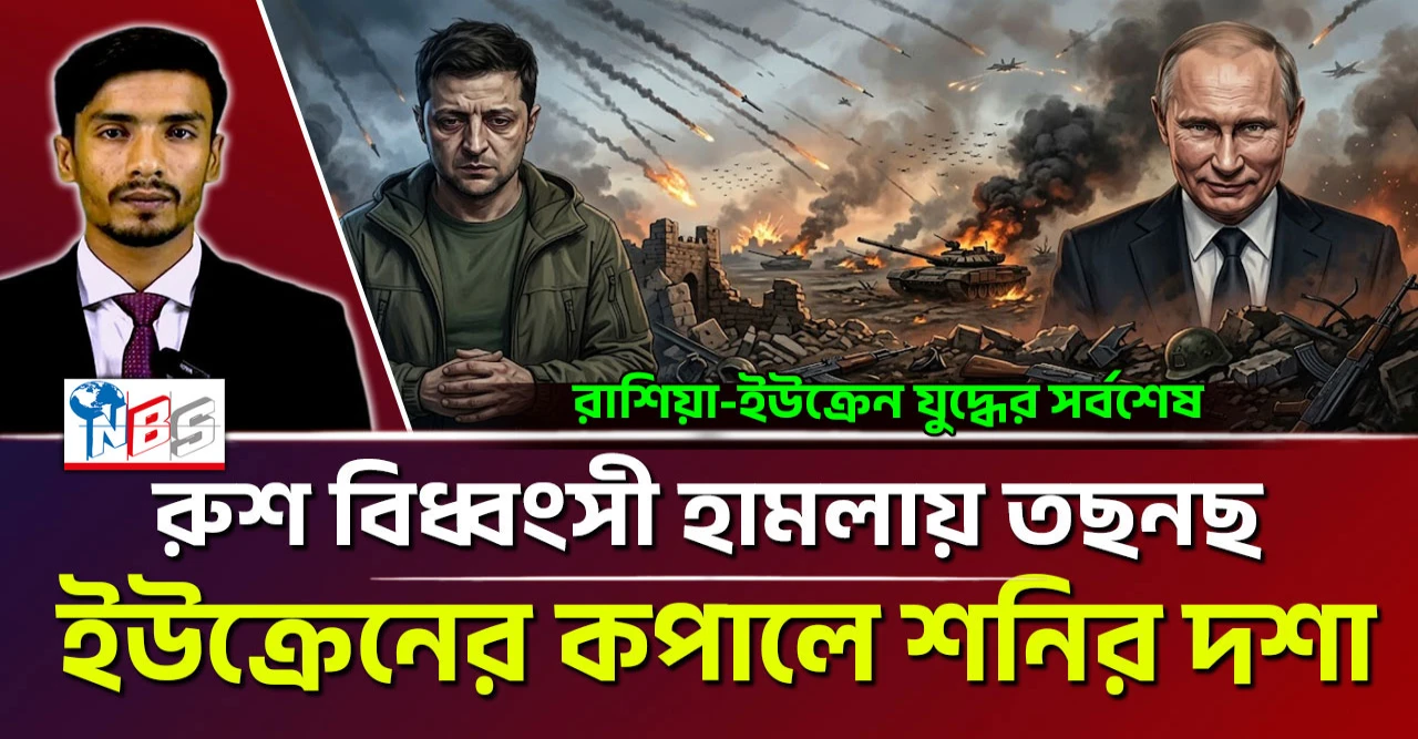 রুশ বিধ্বংসী হামলায় তছনছ! ইউক্রেনের কপালে শনির দশা