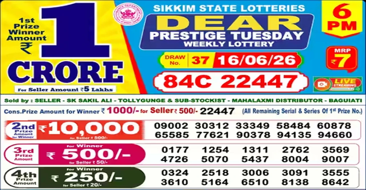 Nagaland Lottery Sambad Result for June 16, 2026: Ticket 53H 25510 Wins ₹1 Crore First Prize — Full Winning Numbers Inside