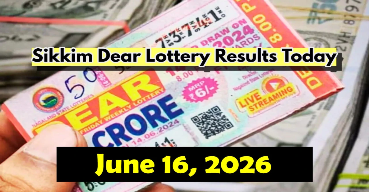 Sikkim State Lottery Sambad Results Announced for June 16, 2026