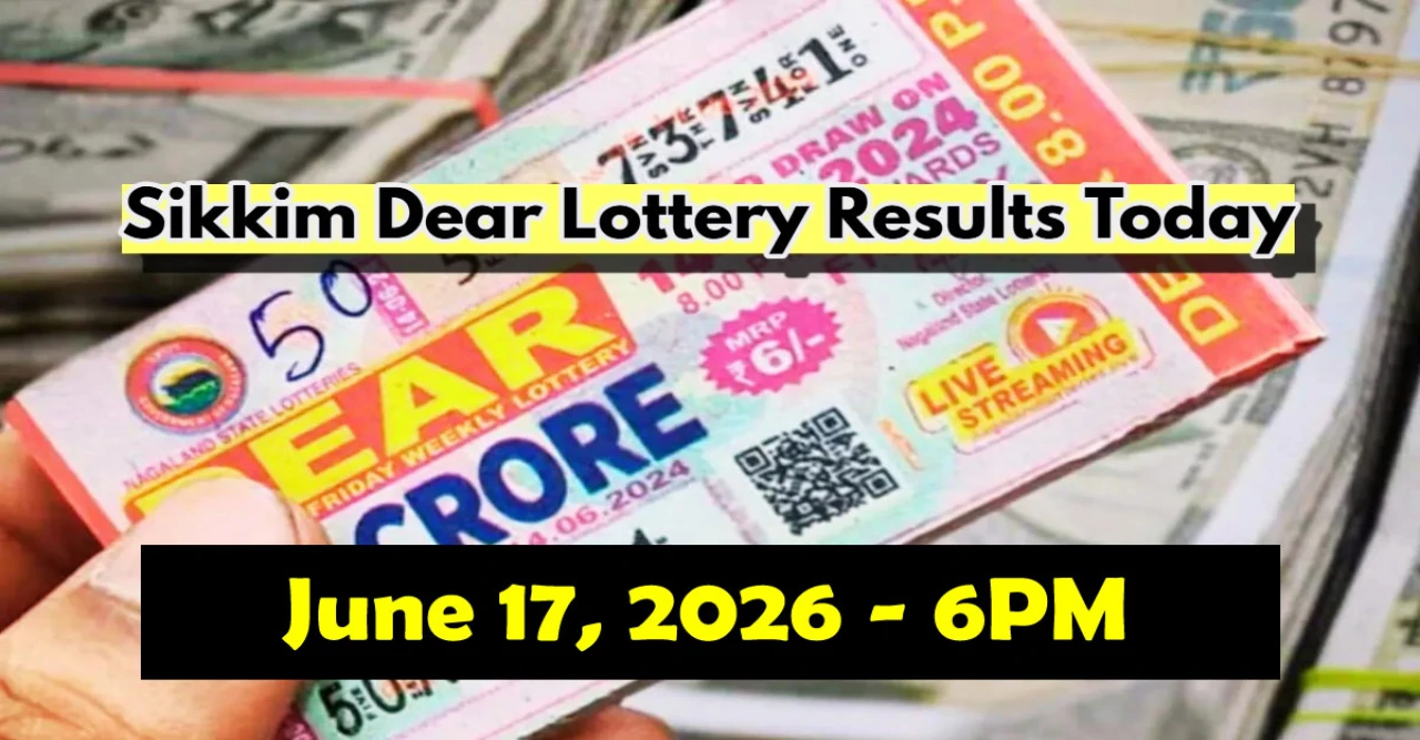 Sikkim Lottery Sambad Result Today: Dear Regal Wednesday 6PM Draw on 17 June 2026 — Check Your Winning Numbers Now