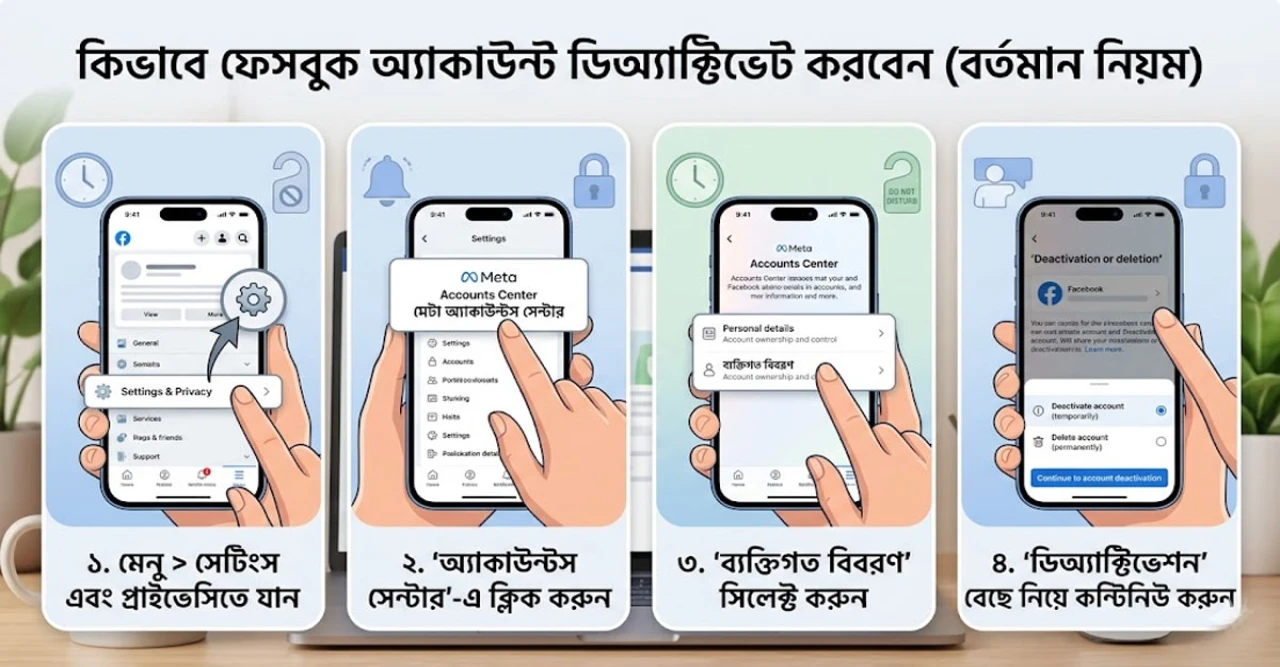 How to Deactivate Facebook Account: ২০১৬ সালের নতুন নিয়মে ফেসবুক অ্যাকাউন্ট ডিঅ্যাক্টিভেট করার সহজ উপায়