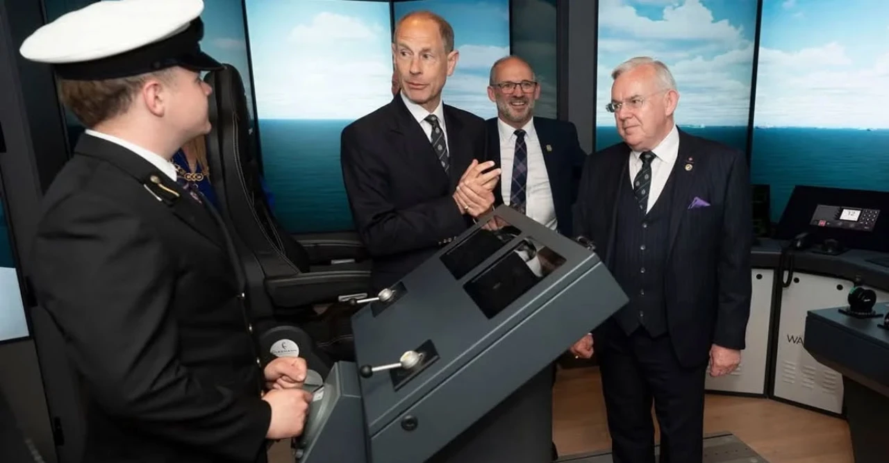 Prince Edward Takes the Helm at Glasgow Maritime Training Hub, Ushering in a New Era for the Merchant Navy