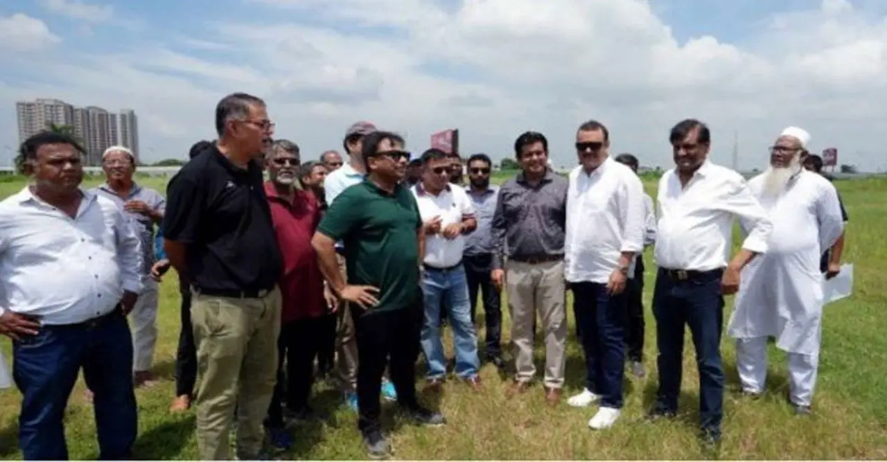 পূর্বাচলে ক্রিকেট স্টেডিয়ামের ডিজাইনে পরিবর্তন আনা হবে, মাঠ পরিদর্শনে বিসিবি সভাপতি