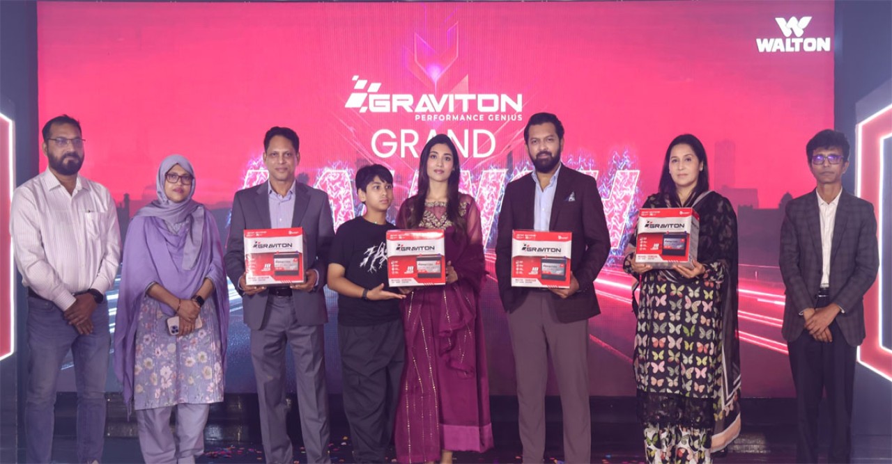 ওয়ালটনের নতুন 'গ্রাভিটন' কার ব্যাটারির উদ্বোধন করলেন তাহসান