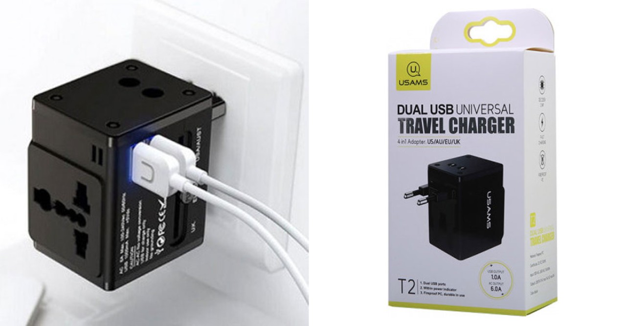 Usmas T2 Dual USB Universal Travel Charger: Your Perfect Charging Companion