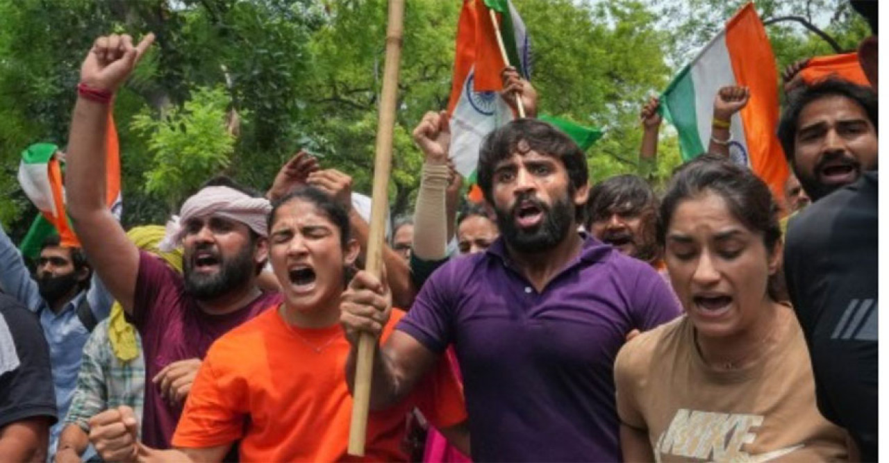 সংঘাত আরও তীব্রতর, যন্তর মন্তরে কুস্তিগীরদের ধরনায় ‘না’ দিল্লি পুলিশের
