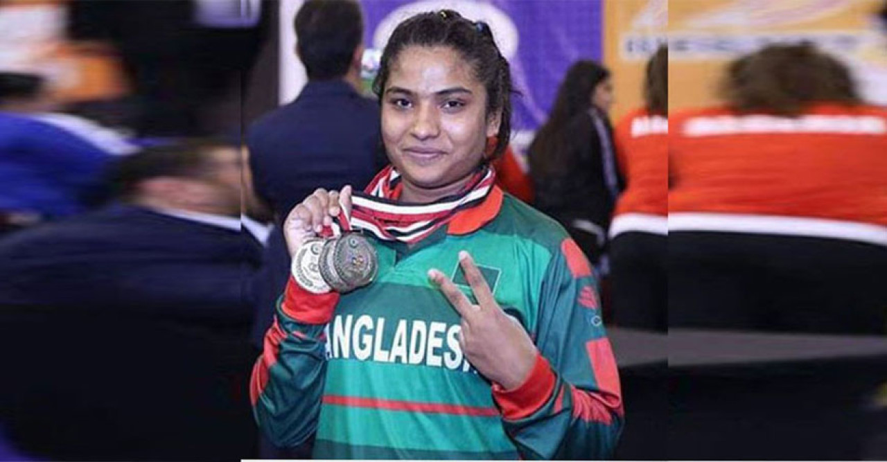 জাতীয় ভারত্তোলন চ্যাম্পিয়ন্সশীপে আবারো রেকর্ড গড়লেন মাবিয়া