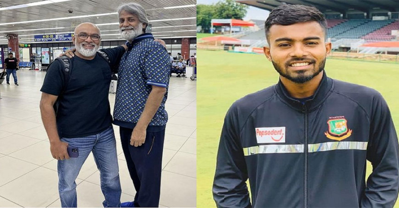 এক সঙ্গে ঢাকায় ফিরলেন হৃদয় ও হাথুরুসিংহে