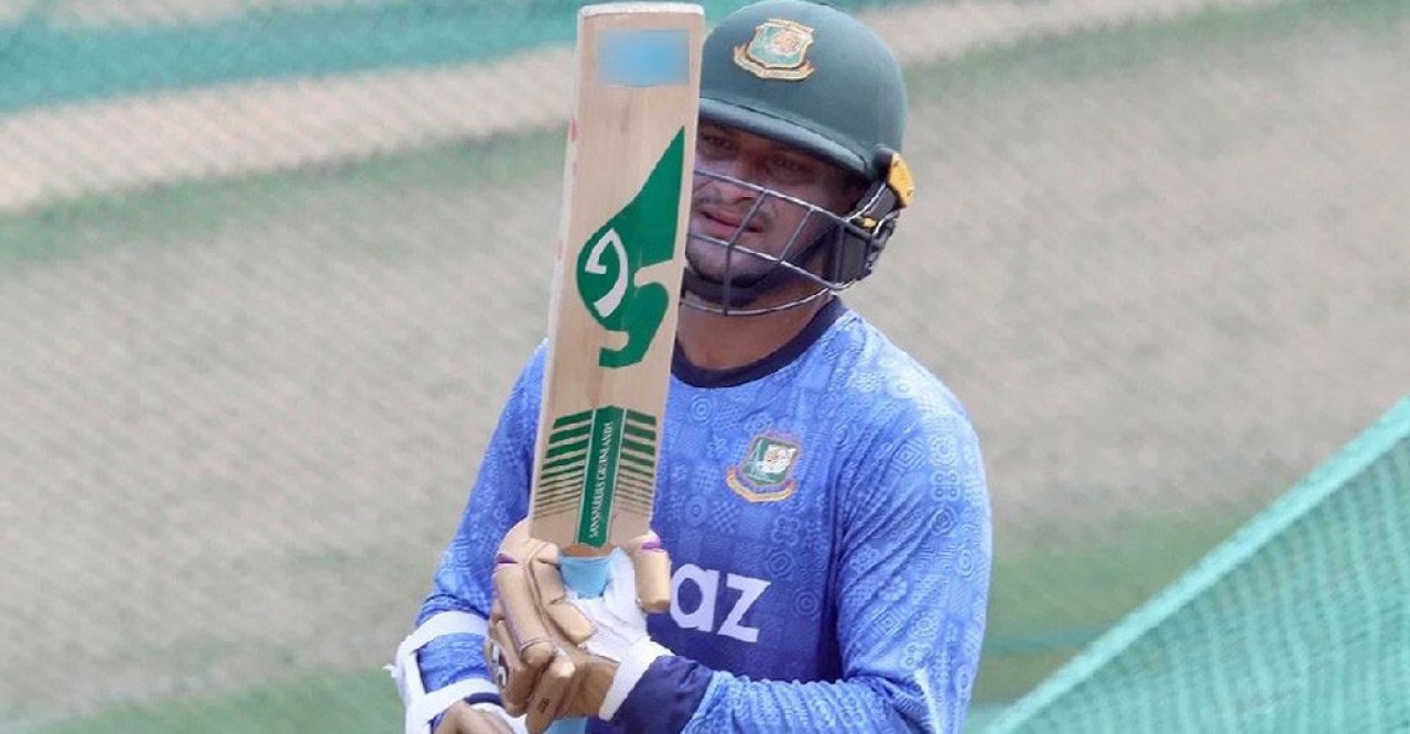 সকালে দেশে ফিরেই দুপুরে অনুশীলনে সাকিব