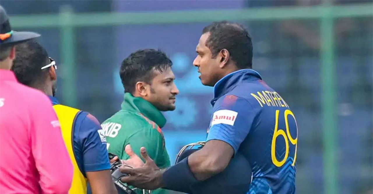 সাকিবকে পাথর নিক্ষেপের হুমকি দিলেন ম্যাথিউসের ভাই