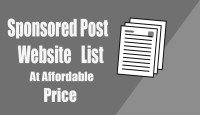 Sponsored Posts Available for $20 with Do-Follow Links on Our Website