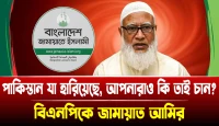 পাকিস্তান যা হারিয়েছে, আপনারাও কি তাই চান? বিএনপিকে জামায়াত আমির