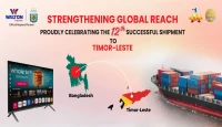 পূর্ব-তিমুরে ওয়ালটন টিভির নতুন রপ্তানি, গেল ১২তম চালান