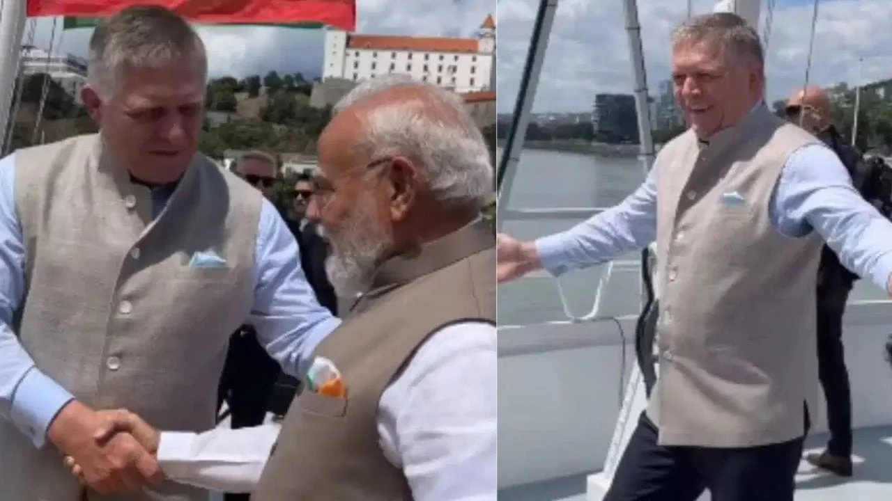 PM Modi: Slovakia PM wears jacket gifted by Modi, what happened next…