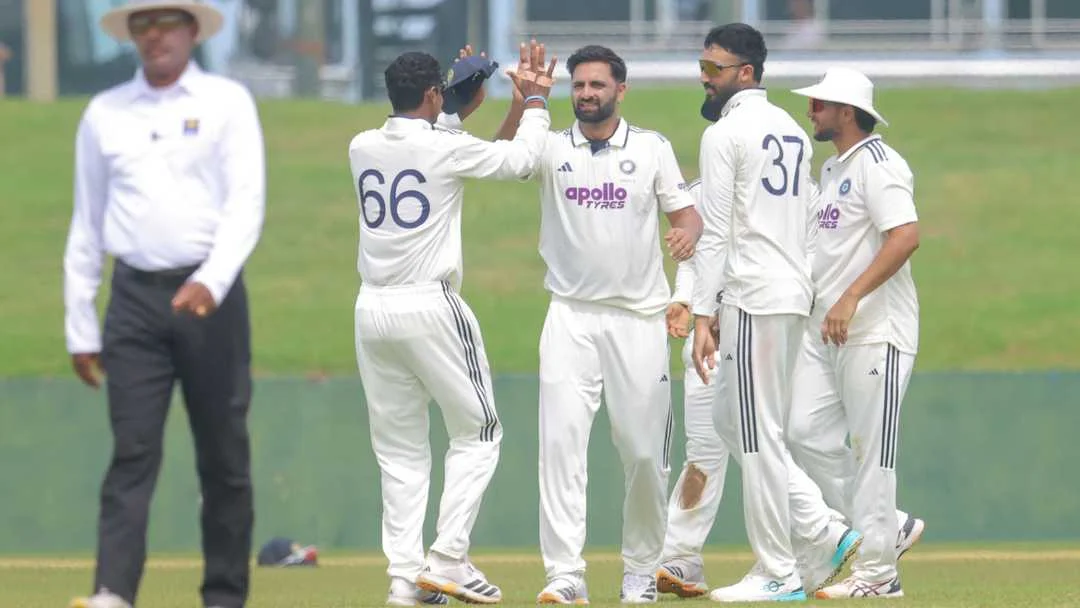 গল বনাম এসএল এ-তে 170 রানের লিড নিয়ে ভারত এ নিয়ন্ত্রণ দখল করে আউকিব নবী