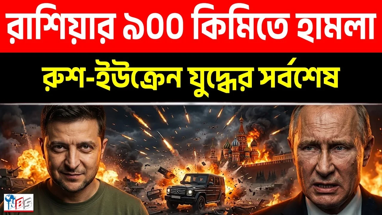 রাশিয়ার ৯০০ কিমি ভেতরে আঘাত! পুতিনে ষড়যন্ত্র | রুশ সংঘাতের সর্বশেষ ১২-০৬-২৬ | Russia | Bangla News