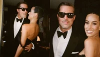 Brad Pitt and Ines de Ramon Make Romance Instagram Official at Taylor Swift's Wedding