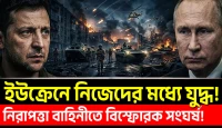 রুশ চালে ইউক্রেনে নিজেদের মধ্যে যুদ্ধ! নিরাপত্তা বাহিনীতে বিস্ফোরক সংঘর্ষ!