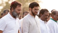রাহুলের মিছিলে হাঁটলেন উদ্ধবের ছেলে, রাজনীতির ঊর্ধ্বে রাখলেন ‘ভারতজোড়ো যাত্রা’কে