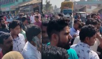 দুর্ঘটনায় প্রৌঢ়ের মৃত্যুর প্রতিবাদে রাজ্য সড়ক অবরোধ, বিক্ষোভকারীর গলা টিপল পুলিশ! উত্তাল বড়ঞা