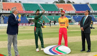টস হেরে জিম্বাবুয়ের বিপক্ষে ব্যাটিংয়ে বাংলাদেশ