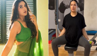 জিমে ব্যস্ত আট মাসের অন্তঃসত্ত্বা শুভশ্রী