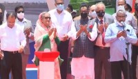 পদ্মা সেতু উদ্বোধন করলেন প্রধানমন্ত্রী