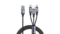 Joyroom A21 100W USB to 3-in-1 Fast Charging Cable: Power Up Smart in Bangladesh 2025