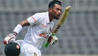 টেস্ট ক্যারিয়ারে শান্তর তৃতীয় সেঞ্চুরি