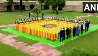 সকাল সকাল অক্ষরধাম মন্দিরে পুজো ঋষি সুনকের, গান্ধীঘাটে শ্রদ্ধা জানাবেন রাষ্ট্রপ্রধানরা 