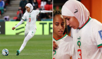 হিজাব পরে নারী বিশ্বকাপে ইতিহাস রচনা করলেন বেনজিনা