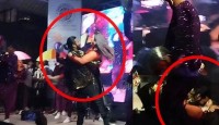 অপু বিশ্বাসকে কোলে নিতে গিয়ে পড়ে গেলেন নিরব!
