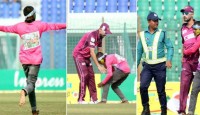 ম্যাচ চলাকালীন সময়ে মাঠের ভেতর মাশরাফি ভক্ত