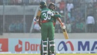 মিরাজ ও রিয়াদের ফিফটিতে বড়  রানে বাংলাদেশ