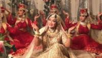 দেবদাসের চন্দ্রমুখীর সাজে সেজেছেন নায়িকা রোজিনা